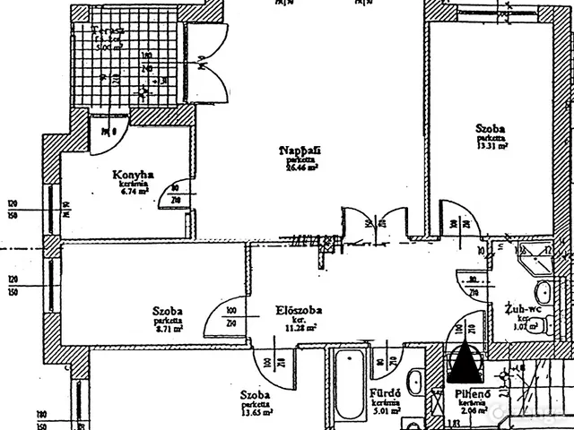 Eladó lakás Budapest IV. kerület, Káposztásmegyer 91 nm