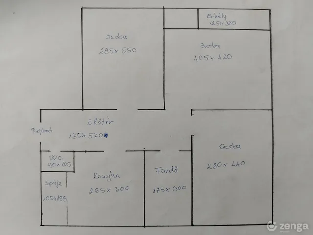 Eladó lakás Komárom, Új Csillag lakótelep 73 nm