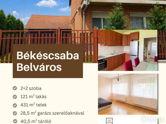 Eladó ház Békéscsaba, Belváros 121 nm