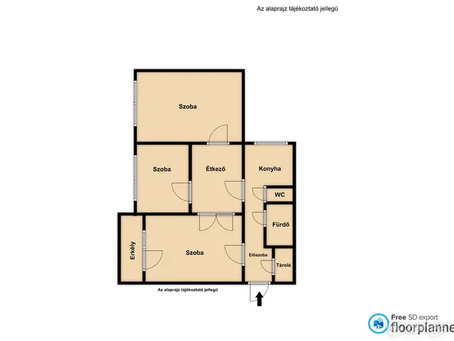 Eladó lakás Budapest X. kerület, Laposdűlő 72 nm