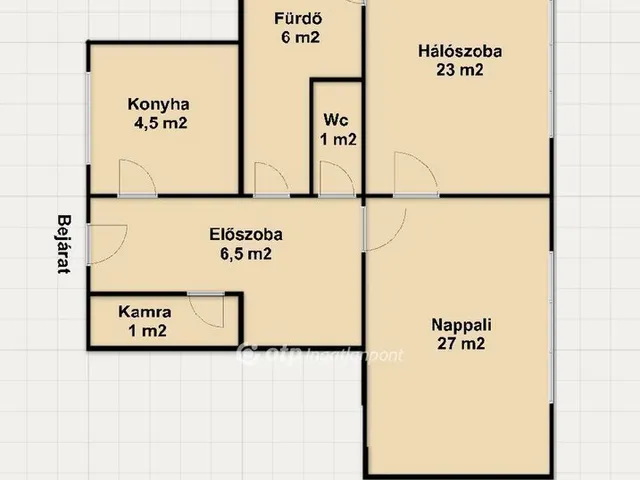 Eladó lakás Győr, Belváros 69 nm