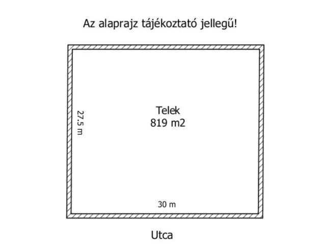 Eladó telek Pér 819 nm