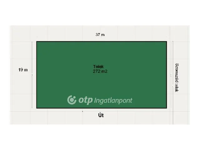 Eladó telek Győr, Sárás 272 nm