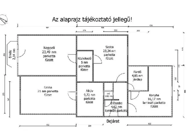Eladó lakás Győr, Belváros 105 nm