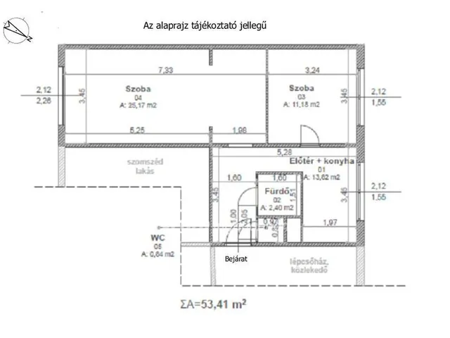 Eladó lakás Győr, Nádorváros 53 nm