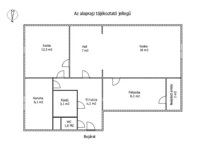 Eladó lakás Győr, Nádorváros 63 nm