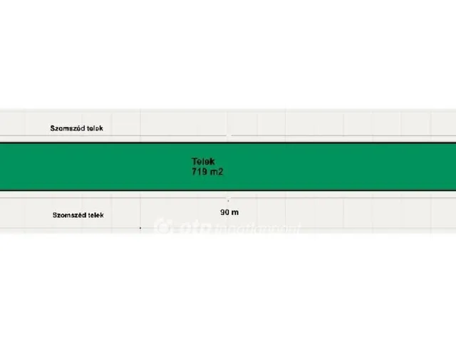 Eladó telek Győr 719 nm