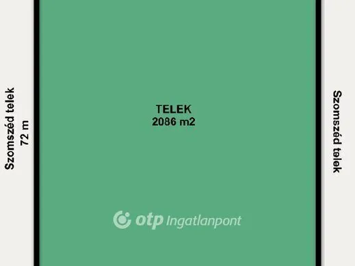 Eladó telek Pér 2086 nm