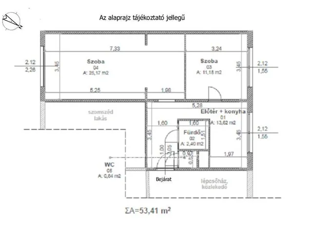Eladó lakás Győr, Nádorváros 53 nm