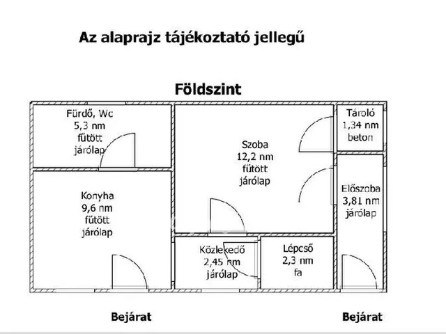 Eladó ház Tét 54 nm