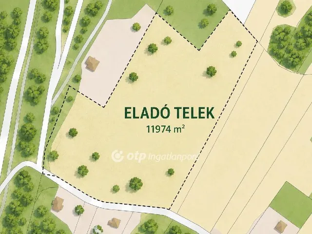 Eladó telek Écs 11974 nm