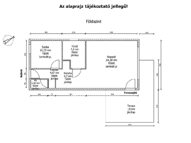Eladó lakás Abda 53 nm