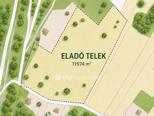 Eladó telek Écs 11974 nm