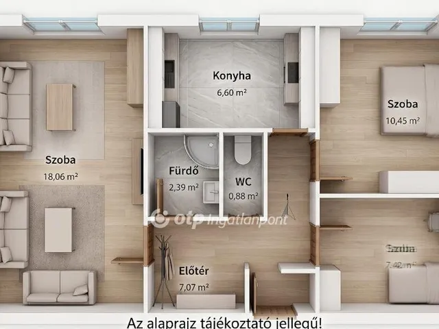 Eladó lakás Győr, Marcalváros I. 53 nm