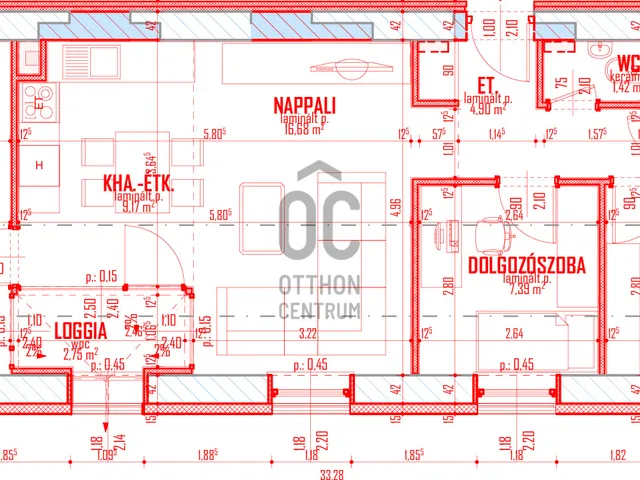 Eladó lakás Budapest IV. kerület, Újpest 66 nm