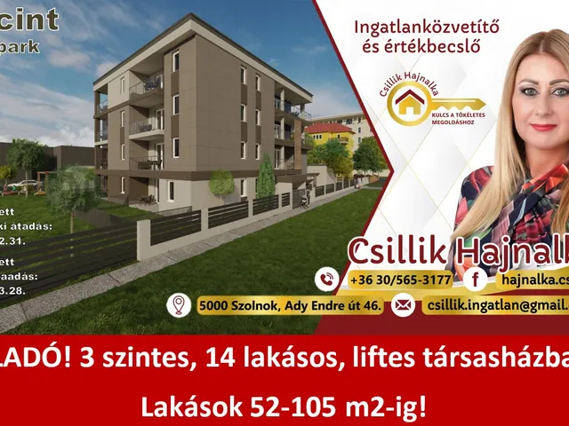 Eladó lakás Szolnok, Tallinn 54 nm