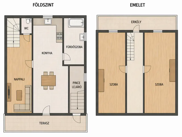 Eladó ház Budapest XX. kerület, Pesterzsébet, Szent Erzsébet tér 68 nm