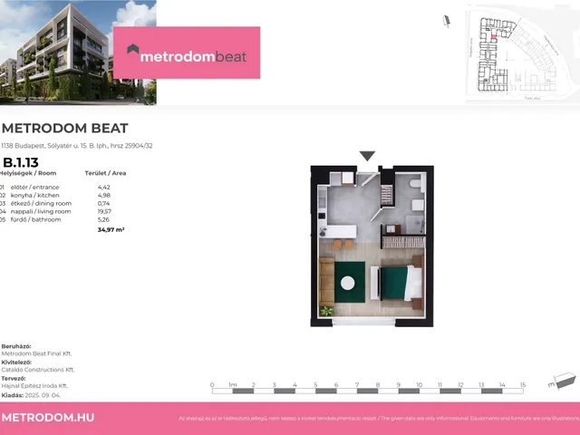 Eladó lakás Budapest XIII. kerület 35 nm