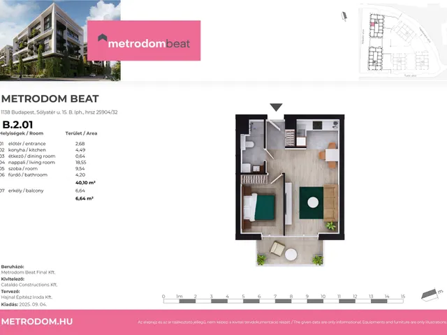 Eladó lakás Budapest XIII. kerület 40 nm