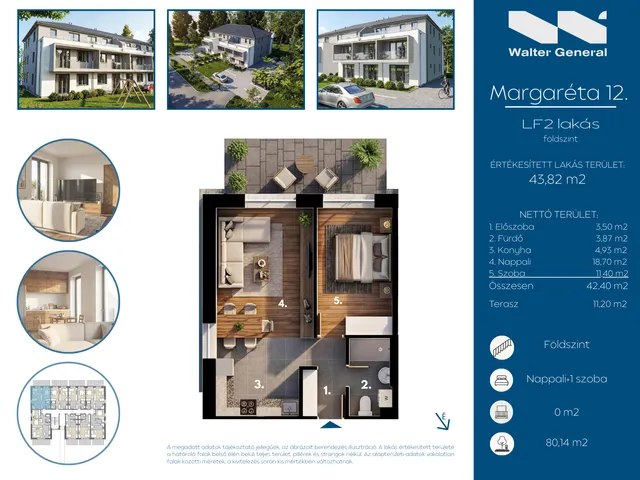 Eladó lakás Hegyeshalom 44 nm