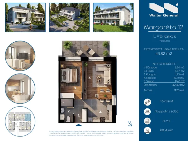 Eladó lakás Hegyeshalom 43 nm