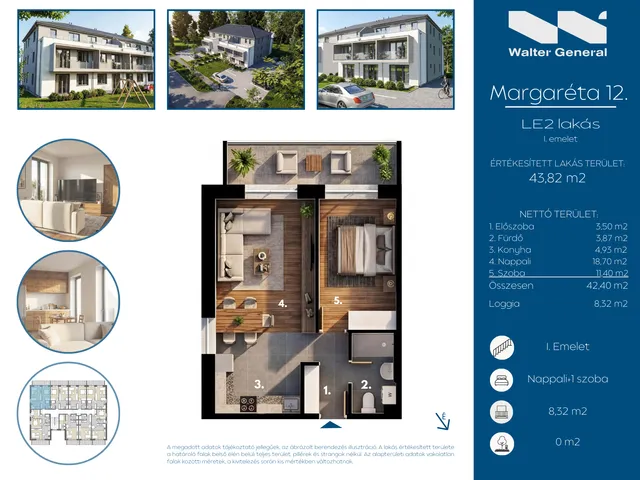 Eladó lakás Hegyeshalom 43 nm