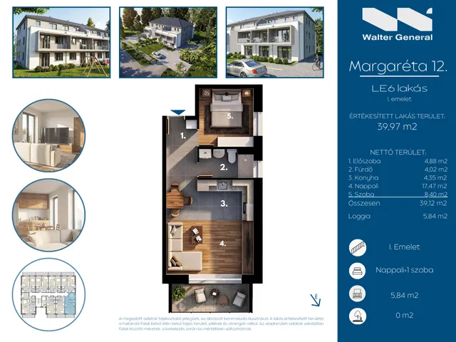 Eladó lakás Hegyeshalom 39 nm