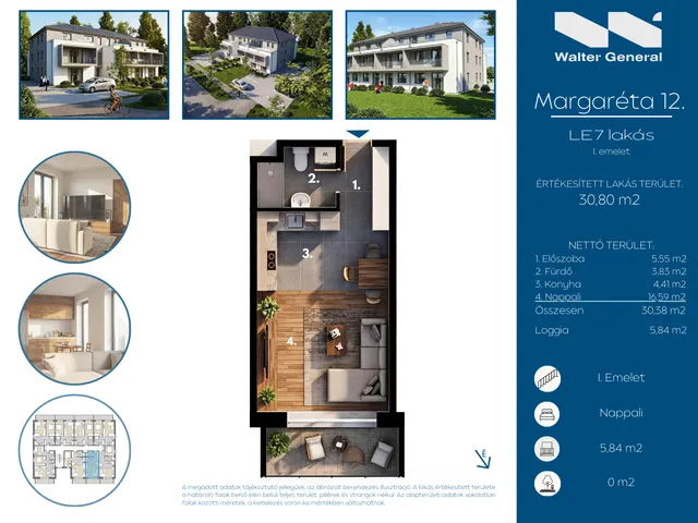 Eladó lakás Hegyeshalom 30 nm