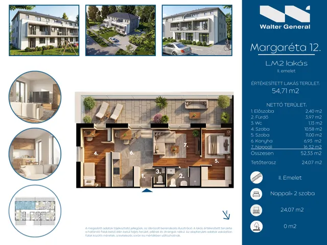 Eladó lakás Hegyeshalom 52 nm