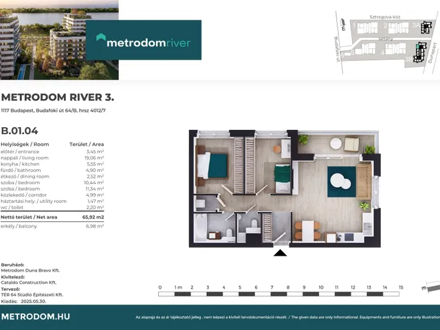 Eladó lakás Budapest XI. kerület, Lágymányos 66 nm