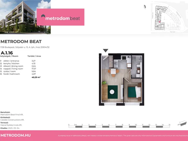 Eladó lakás Budapest XIII. kerület 40 nm