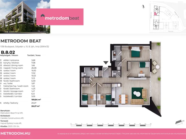 Eladó lakás Budapest XIII. kerület 110 nm