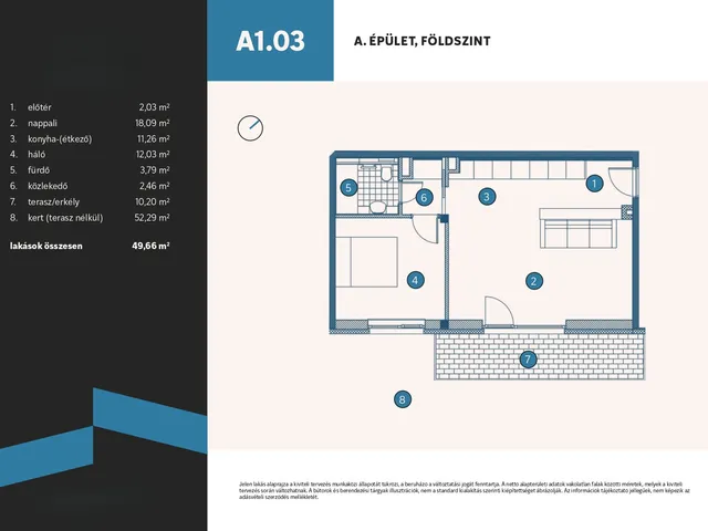 Eladó lakás Vámosszabadi, Szitásdomb-lakópark, Liliom utca 1297/3 50 nm