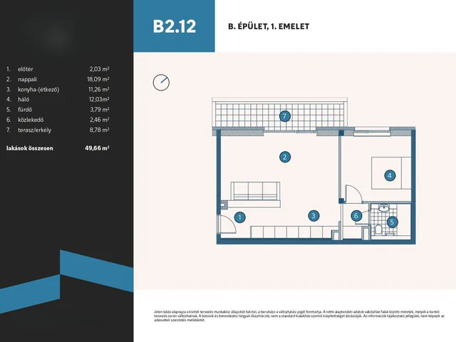 Eladó lakás Vámosszabadi, Szitásdomb-lakópark, Liliom utca 1297/3 50 nm
