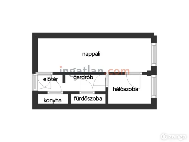 Kiadó lakás Budapest XI. kerület, Kelenföld 33 nm