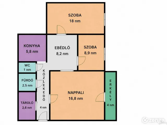 Eladó lakás Budapest XVIII. kerület, Havanna lakótelep 72 nm