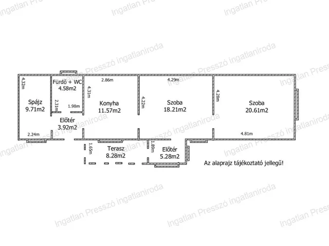 Eladó ház Dabronc 73 nm