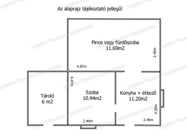 Eladó nyaraló Várvölgy 34 nm