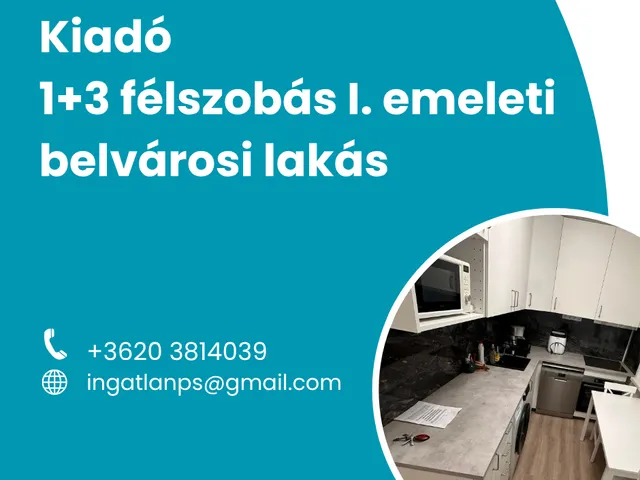 Kiadó lakás Debrecen, Belváros 67 nm