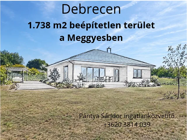 Eladó telek Debrecen, 4908 1738 nm