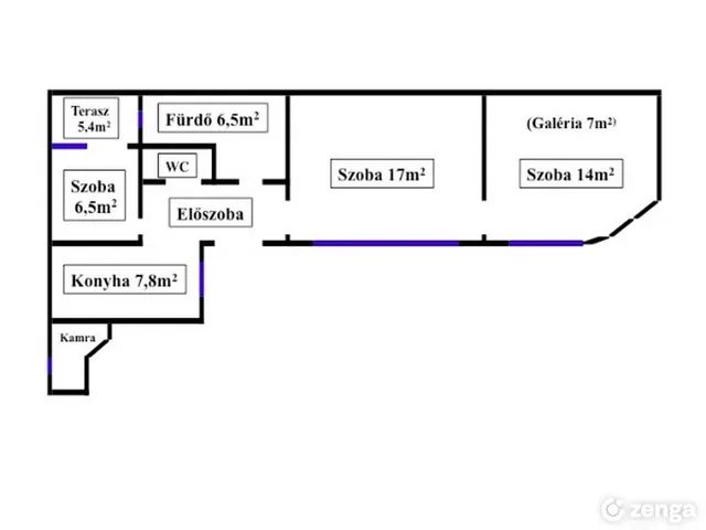 Eladó lakás Budapest VII. kerület, Belső-Erzsébetváros 61 nm