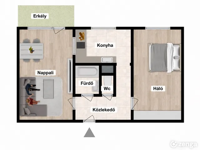 Eladó lakás Budapest XI. kerület, Őrmező 50 nm