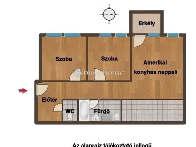 Eladó lakás Budapest VIII. kerület 62 nm