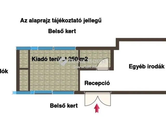 Kiadó kereskedelmi és ipari ingatlan Budapest XIV. kerület, Istvánmező 250 nm