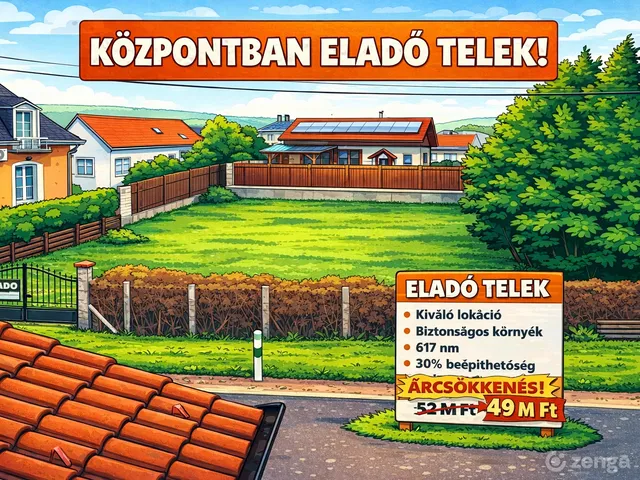 Eladó telek Szigetszentmiklós 617 nm