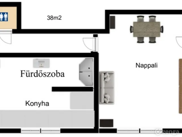 Eladó lakás Budapest XIII. kerület, Lőportárdűlő 38 nm
