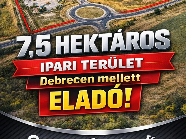 Eladó kereskedelmi és ipari ingatlan Hajdúsámson 74158 nm