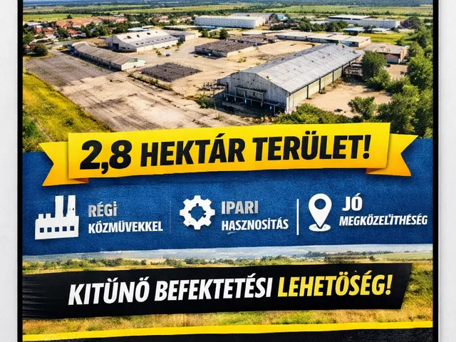 Eladó kereskedelmi és ipari ingatlan Nyírlugos 28000 nm