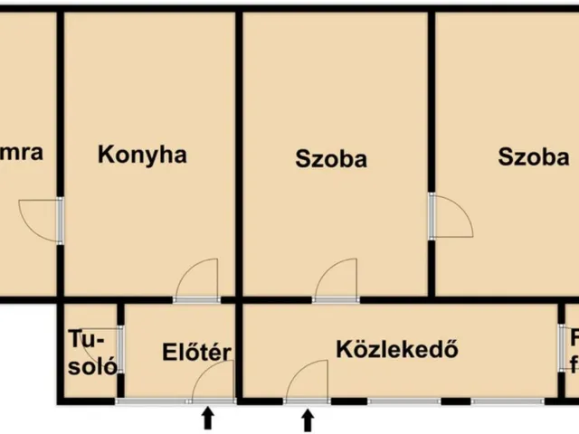 Eladó ház Hosszúpályi 45 nm
