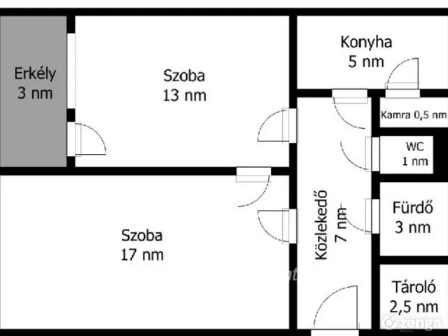 Eladó lakás Budapest III. kerület, Óbuda 49 nm